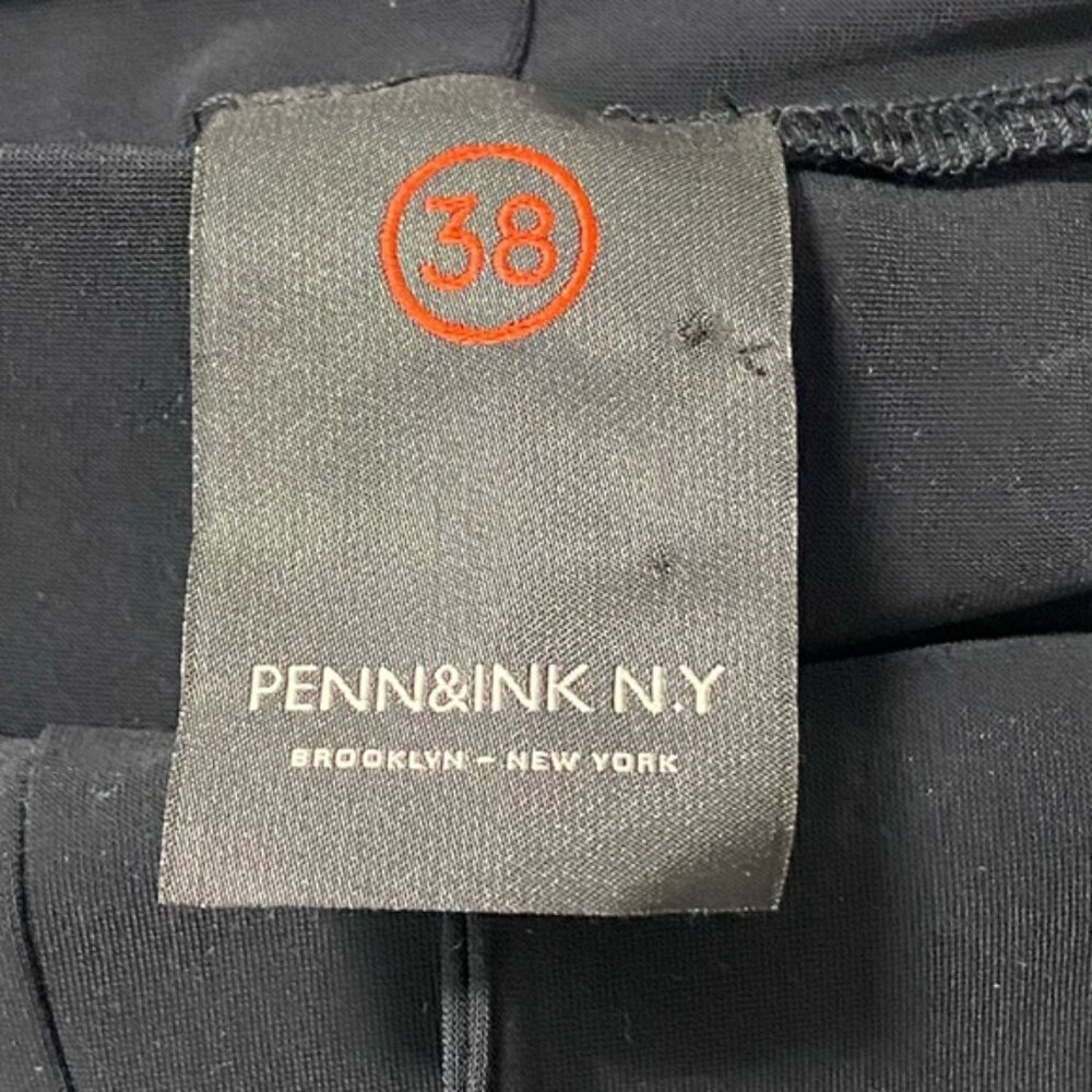 PENN&INK N.Y Dallas Elastic Black Pants — Size 38 EU (US 6–8) - Picture 10 of 11